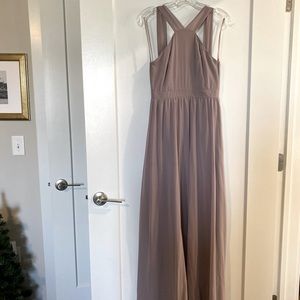 Mauve maxi dress